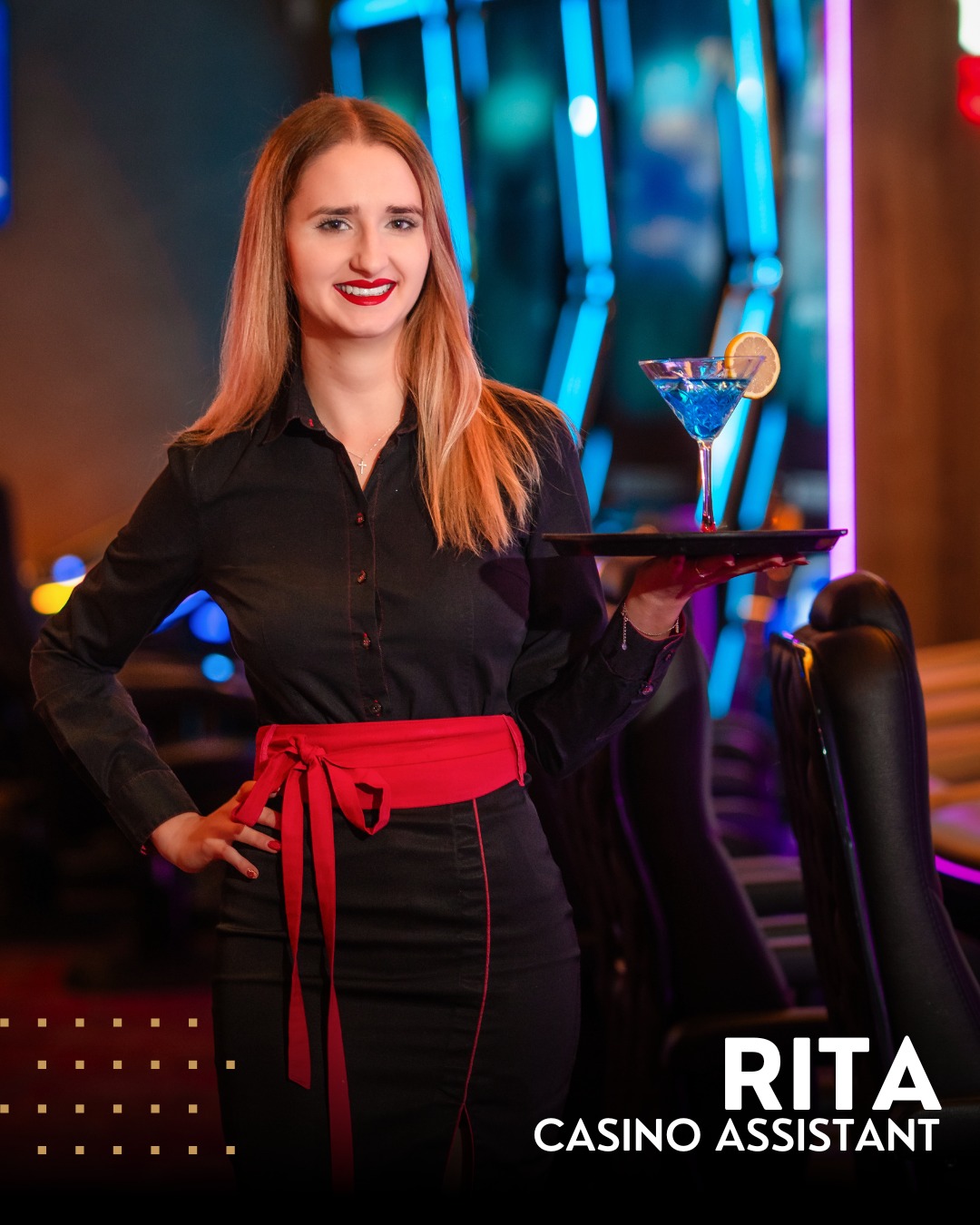 ✨ Meet the Team - meet Casino Assistant Rita ✨

Mit ihrem offenen Lächeln, ihrer warmen Art und ihrem ruhigen Wesen...